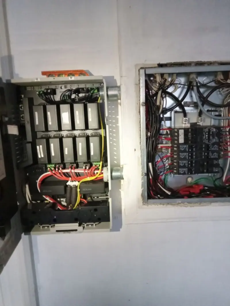 Electrical panel upgrade completed for Indoor Lighting Installation in South Russell